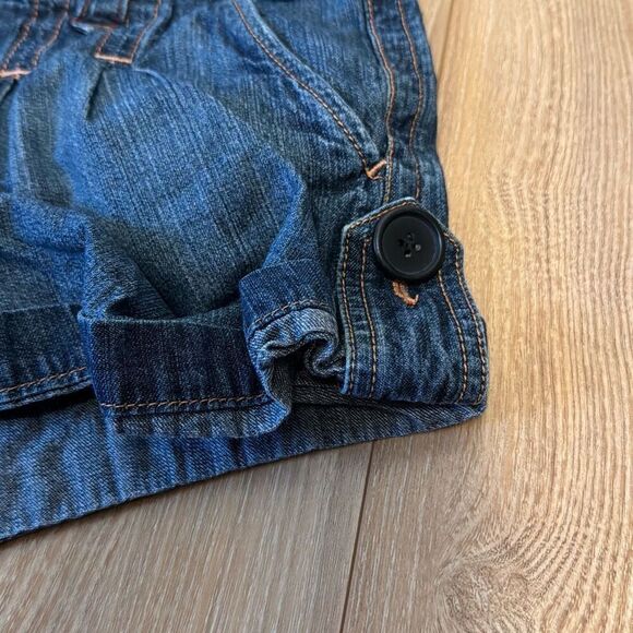 Vintage Ralph Lauren Polo Denim Jean Pleated Front Shorts Womens Size 6 100% Cot - Picture 4 of 9